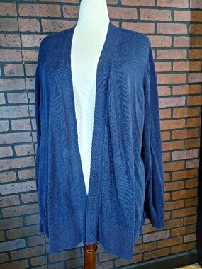 Navy Long-sleeved cardigan XL